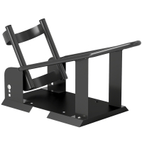 HOMCOM Soporte para Rueda Delantera de Motocicleta Carga 816,5 kg Robusta con Altura Ajustable para Ruedas Ø38,1-53,34 cm Negro