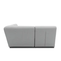 Outdoor Sofa 300 002 1F Element - PE - 1F Element, Gartensofa, Gartenmöbel, Sofa, silber, 179 x 179 x 80 cm(m-7)