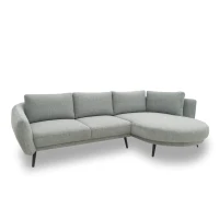 Ecksofa 200 020, Sofa in L-Form, Federkernpolsterung, 292 x 180 x 85 cm (BxTxH), grau(m-1)