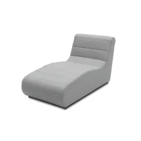 Outdoor Sofa 300 002 Longchair Element, Gartenmöbel, Gartenliege, Sofa, silber, 73 x 152 x 80 cm(m-1)