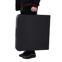 Outsunny Table pliante table de camping pliable table de jardin dim. 120L x 60l x 74H cm métal époxy HDPE noir(m-7)