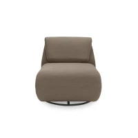 Outdoor Sofa 300 012 Sessel mit Rücken- und Drehfunktion, Gartenmöbel, Outdoor Sessel, braun, 68 x 88 x 67 cm(m-7)