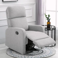 Homcom Fotoliu Relaxare – Rabatabil 168°, Cu Suport pentru Picioare(m-7)