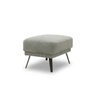 Polsterhocker 200 020, Hocker, rechteckig, mit Federkernpolsterung, 72 x 57 x 46 (BxTxH), grau(m-5)