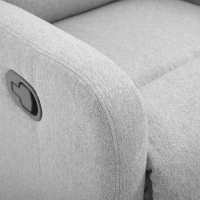 Homcom Fotoliu Relaxare – Rabatabil 168°, Cu Suport pentru Picioare(m-8)