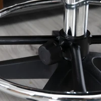 Vinsetto® staand hulpstuk met rugleuning in hoogte en hoek verstelbaar 360° metaal 59,5 × 60 × 102,5–126 cm | Aosom.nl(m-13)