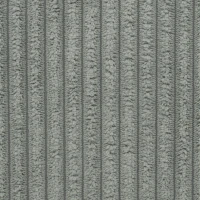 Bigsofa 800008, 2-Sitzer in Cord, mit Filzgleitern, 2er Couch, 304 x 135 x 69 (BxTxH), hellgrau(m-5)