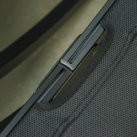 Outsunny 2 espreguiçadeiras dobráveis ergonômicas em forma de S com estrutura de alumínio Textilene para piscina terraço jardim 165x61x63 cm Preto(m-8)