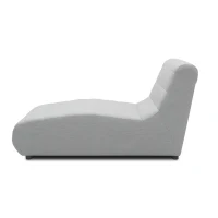 Outdoor Sofa 300 002 Longchair Element, Gartenmöbel, Gartenliege, Sofa, silber, 73 x 152 x 80 cm(m-5)