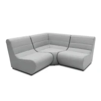 Outdoor Sofa 300 002 1F Element - PE - 1F Element, Gartensofa, Gartenmöbel, Sofa, silber, 179 x 179 x 80 cm(m-1)