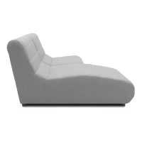Outdoor Sofa 300 002 1F Element - Longchair, Ecksofa, Gartensofa, Gartenmöbel, Sofa, silber, 146 x 120 x 80 cm(m-7)