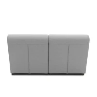 Outdoor Sofa 300 002 1F Element - Longchair, Ecksofa, Gartensofa, Gartenmöbel, Sofa, silber, 146 x 120 x 80 cm(m-9)