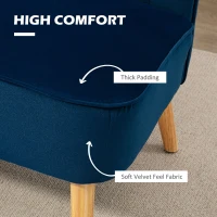 HOMCOM Sofa w wyglądzie lnianym(m-4)