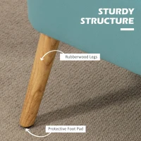 HOMCOM Sofa w wyglądzie lnianym(m-5)