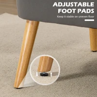 HOMCOM Sofa w stylu retro(m-7)