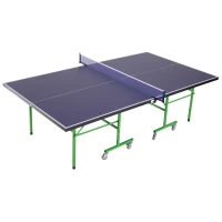 Homcom Masă Ping Pong profesională cu roți, 152.5x274x76cm(m-10)