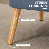 HOMCOM Sofa w wyglądzie lnianym(m-5)