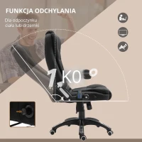 Fotel do masażu Vinsetto fotel biurowy fotel do gier(m-7)