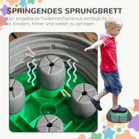ZONEKIZ Trittsteine-Set für Kinder ab 3 Jahren, 11 Steine, rutschfest, bis 80 kg, Seestern-Design(m-5)