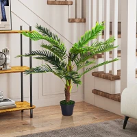 Outsunny Planta Artificiala Palmier Cycas 123cm(m-7)