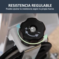 HOMCOM Máquina de Steps Mini Stepper para Fitness en Casa con Pantalla LCD y Pedales Antideslizantes 55x44x108cm Blanco y Azul(m-6)