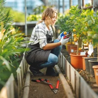 Outsunny Juego de Herramientas Jardinería de 3 Piezas con Tijeras de Jardín Cortarramas Tijeras de Podar y Mangos de Goma Ligera(m-2)