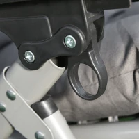 Outsunny Chaise Longue Pliable Bain de Soleil fauteuil relax jardin inclinable Grand Confort avec Matelas, tétière, accoudoirs métal époxy Polyester Gris(m-9)