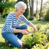 Outsunny Juego de Herramientas Jardinería de 3 Piezas con Tijeras de Jardín Cortarramas Tijeras de Podar y Mangos de Goma Ligera(m-9)