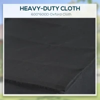 HOMCOM bagagekar voor fietstransportkar fietskar handkar staal oxford stof zwart 144 x 59 x 80 cm(m-5)