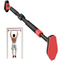 SPORTNOW Pull Up Bar, for 92-120cm Doorways, No Screws, Maximum load 200kg(m-1)