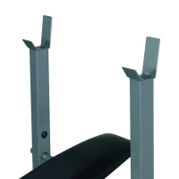 HOMCOM Multifunktion Hantelbank Trainingsbank Kraftstation Schrägbank Fitnessstation Fitnessgerät Stahl 165 x 68 x 114 cm(m-8)