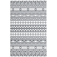 Outsunny Tappeto da Esterno Reversibile con Motivo Geometrico e Borsa Inclusa, 182x274 cm, Grigio e Bianco