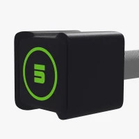 SPORTNOW Kurzhantel-Set, 2x5 kg, viereckig, geruchsfrei, rutschfest, Kunststoffmantel, schwarz(m-9)