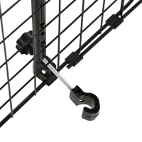 PawHut Barrera Protectora de Coche para Perros para Vehículo Universal Barrera Protectora Metálica Extensible para Asientos Traseros Maletero Equipaje Automóvil 91-152x30 cm Negro(m-6)