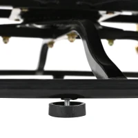 Fauteuil suspendu en rotin pivotant à 360°, avec coussin amovible, 100x80x150 cm, Naturel+Blanc(m-9)