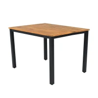 Ensemble de table et chaises d'extérieur, avec 2 chaises, 2 tabourets, 1 canapé deux places, 1 table et 1 chariot de service polyvalent, Noir+Gris(m-13)