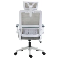 Vinsetto Bürostuhl Schreibtischstuhl Office-Stuhl, höhenverstellbar, 1 Kopfstütze, 58 x 61 x 119 cm. Schwarz(m-12)