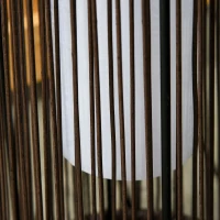 Outsunny Patio Garden Solar Powered Lights Woven Resin Wicker Lantern Auto On/Off(m-9)