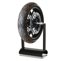 DURHAND Steel Rotating Motorcycle Wheel Balance Stand Black(m-4)