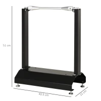 DURHAND Steel Rotating Motorcycle Wheel Balance Stand Black(m-3)