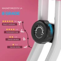 Soozier Bicicleta Camera Pliabila – 5 Pozitii & Rezistenta Magnetica(m-9)