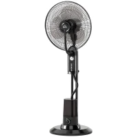 HOMCOM Pedestal Fan with Water Mist Spray, Spray Misting Fan with 70° Oscillation, Tilt Head, 3 Speeds, 3 Modes, Adjustable Mist, 3.2L Water Tank, for Home, 120 cm(m-11)