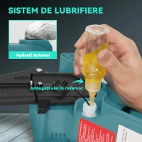 Outsunny Ferăstrău cu Acumulator 2 în 1 cu Tijă Telescopică și Motor Brushless Albastru(m-8)