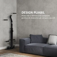 SPORTNOW Bicicletă de Reabilitare Pliabilă cu Ecran LCD și Ghidon Reglabil(m-7)