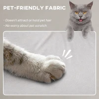 HOMCOM Fotoliu Reclinabil Electric cu Motor Brushless și Suport pentru Picioare, Crem(m-6)