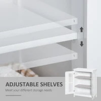 kleankin Modern Bathroom Floor Cabinet - White(m-5)