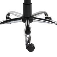 Vinsetto Bürostuhl Drehstuhl höhenverstellbar Chefsessel Schreibtischstuhl ergonomisch PU schwarz 66 x 73 x 108-118 cm(m-13)