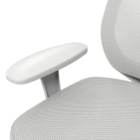 Vinsetto Bureaustoel, Ergonomische Bureaustoel met Draaifunctie, Verstelbaar 55 x 48 x 82,5-94,5 cm Grijs(m-9)