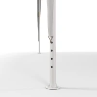 Outsunny Gartenpavillon 3x3 m Faltbar und Tragbar mit UV-Schutzbezug, Weiß(m-3)