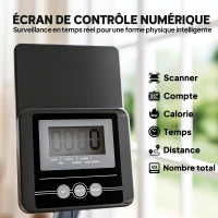 SPORTNOW Rameur à eau rameur musculation d'appartement 6 niveaux de résistance, rangement vertical, roulettes, 180x52x76cm noir(m-7)